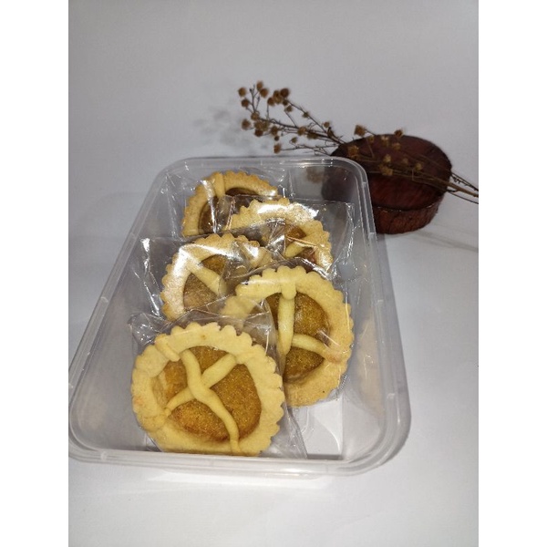 

kue kering Nastar. 1 Box Nastar Keranjang Isi 5 pcs