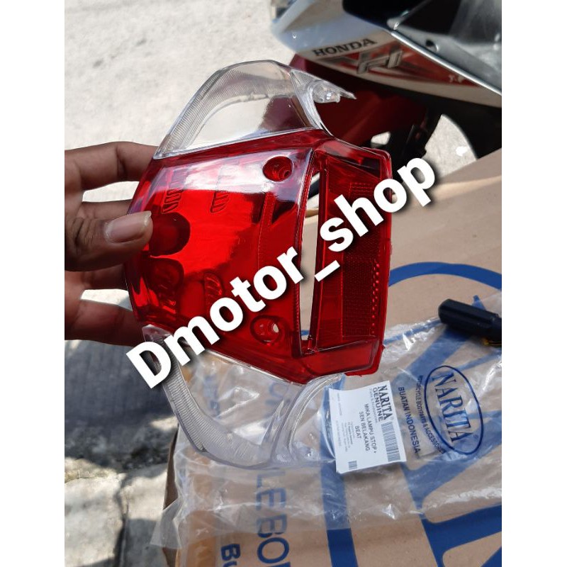 mika stop beat karbu kaca lampu belakang beat karbu