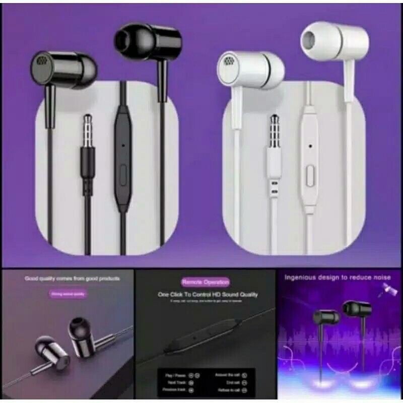 HF HEADSET EXTRA BASS D21 / STEREO EARPHONE