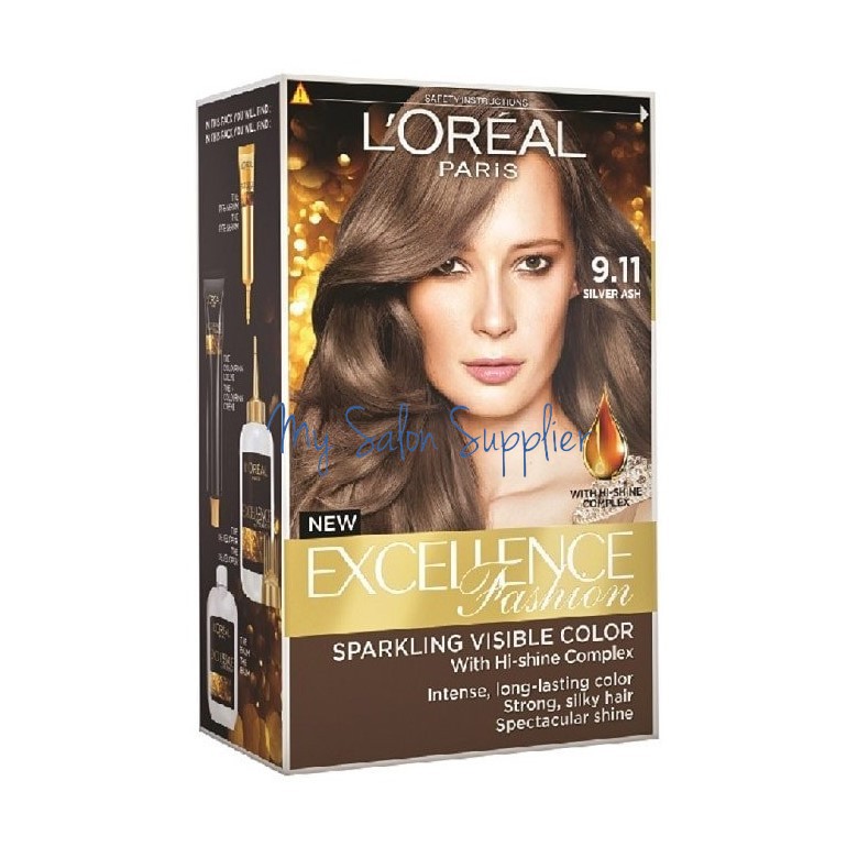 Loreal Excellence Fashion 9.11 Silver Ash / Cat Rambut