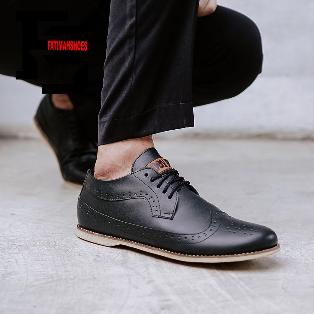 FATIMAHSHOES - Sepatu Formal Pria Sepatu Kerja Sepatu Kantor Sepatu Resmi Sepatu Pesta Sepatu Pantofel Sepatu Kasual