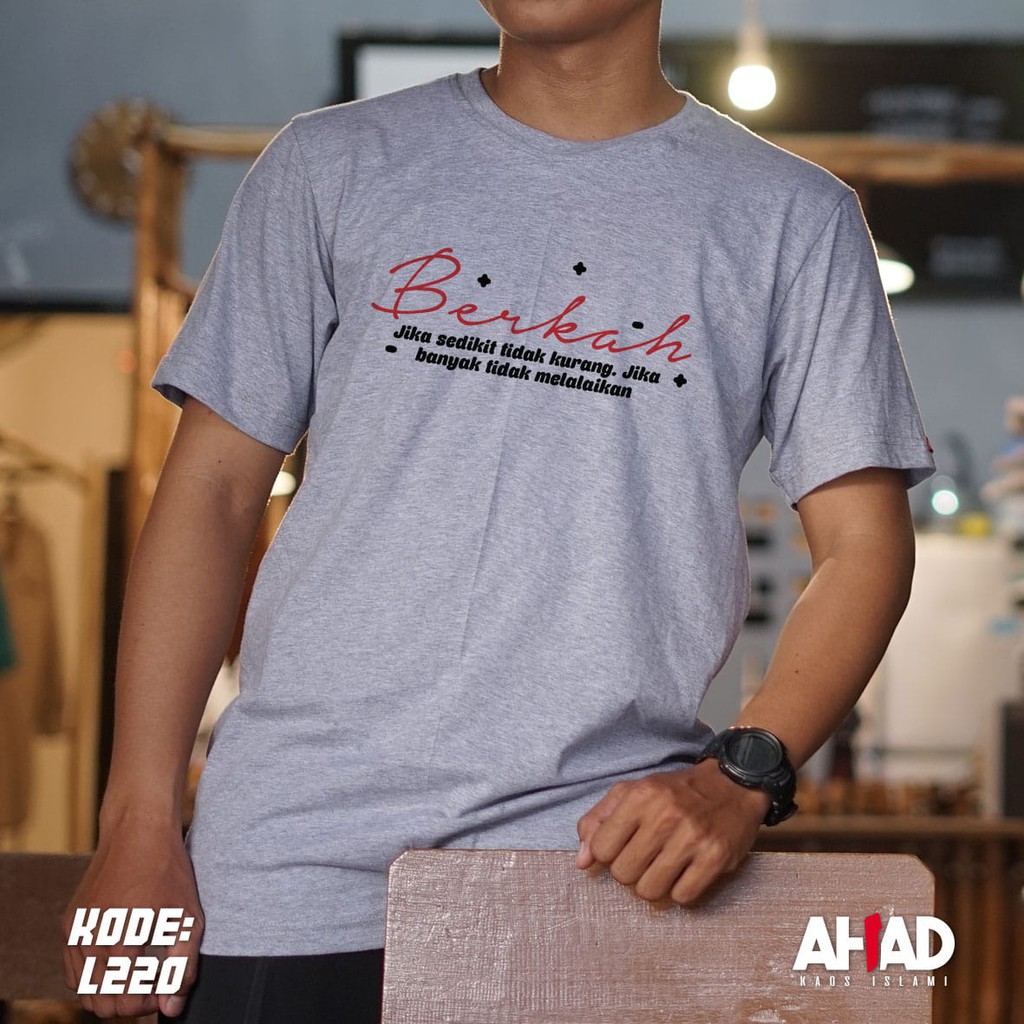 Kaos Islami Ahad-Berkah jika sedikit L219