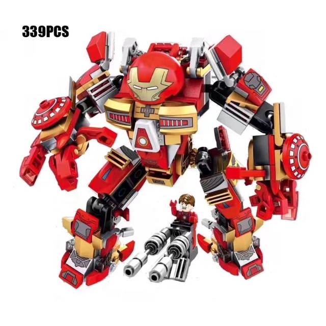 Mainan Brick Model Lego Tony Stark Iron Man Armor Hulkbuster MK16