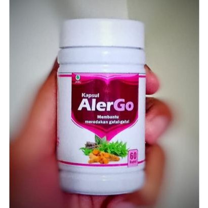 Kapsul Alergo Obat Gatal Herbal Bersih Darah  Eksim Jerawat Ampuh