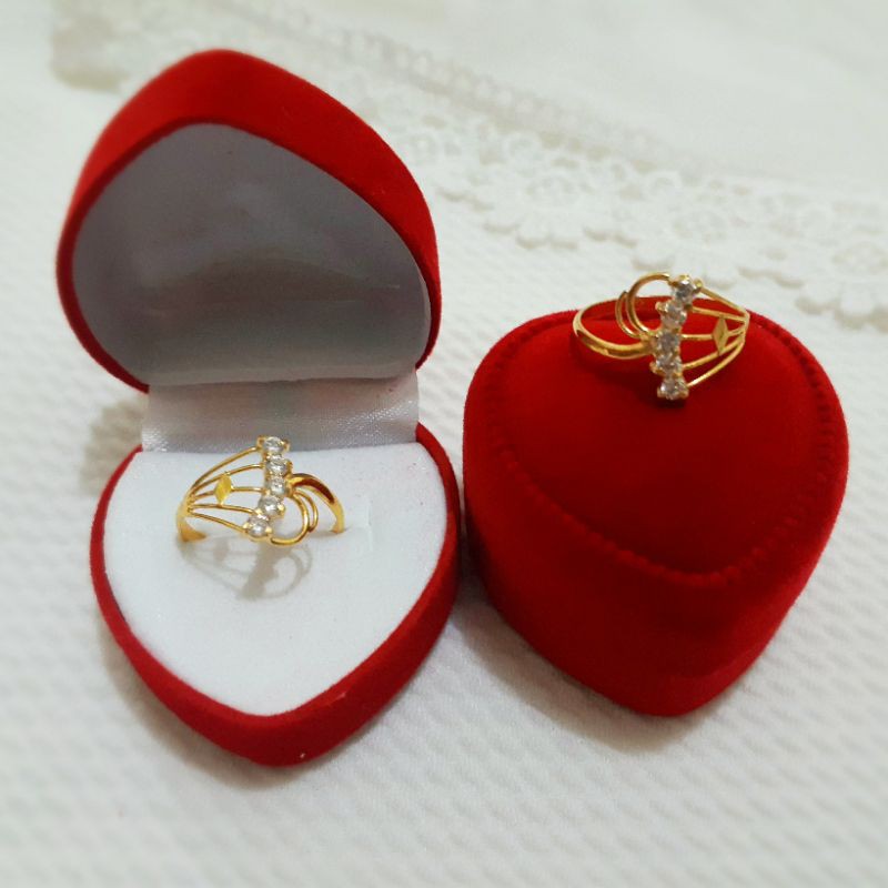 Cincin Model Kipas Emas Muda 1 gr