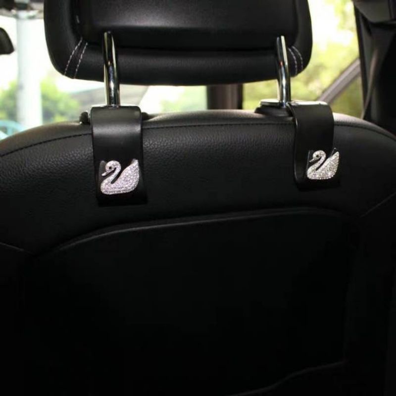 Ganyungan tas holder angsa gantungan jok tas swan mobil1 pcs gatungan tas hook gantungan tas angsa swan bunga blink HOOK HANGER BLING // Gantungan Tas Holder Organizer Barang Mobil