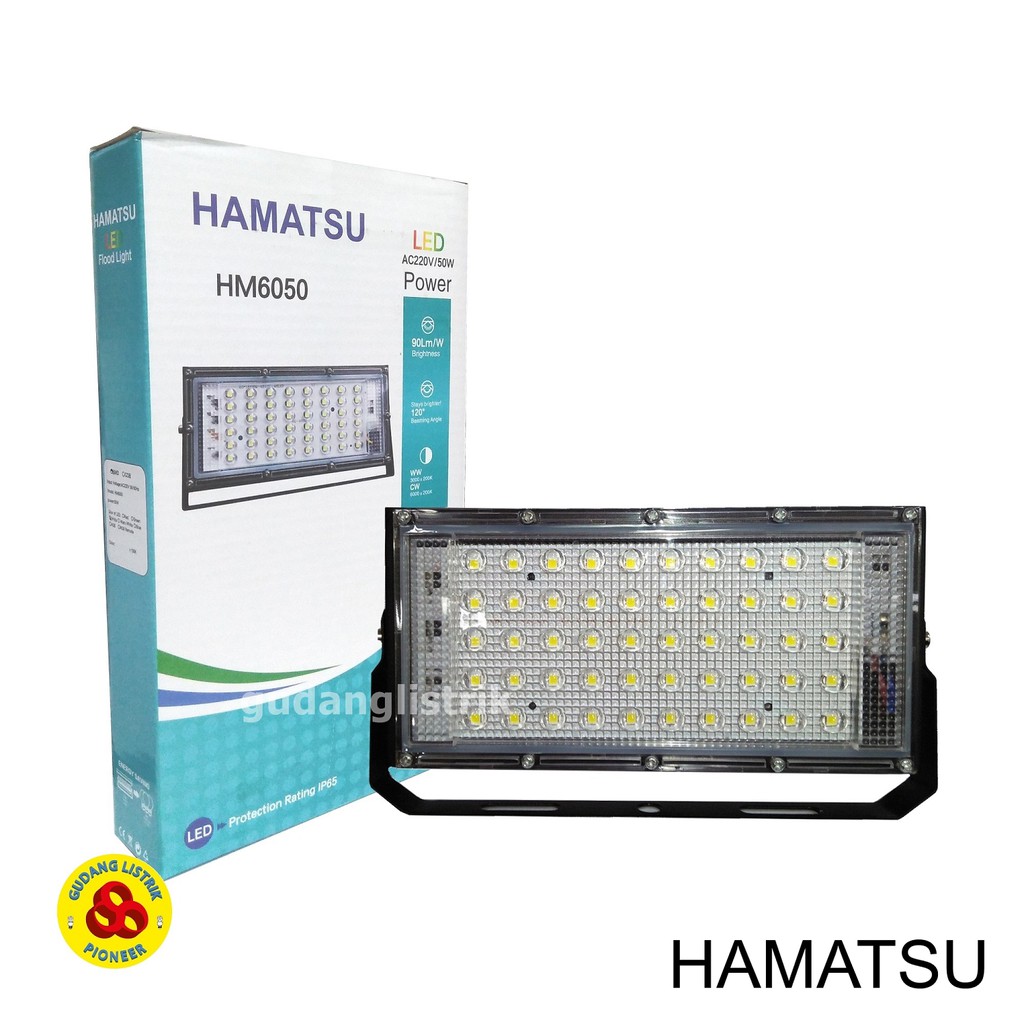 LED Flood light 50W Putih Lampu FLOODLIGHT Sorot 50 watt Outdoor IP65