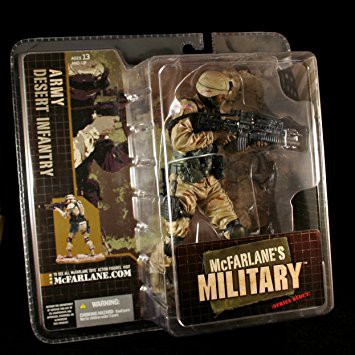 mcfarlane military army desert infantry series 1 figure AFRICAN AMERICAN VARIATION