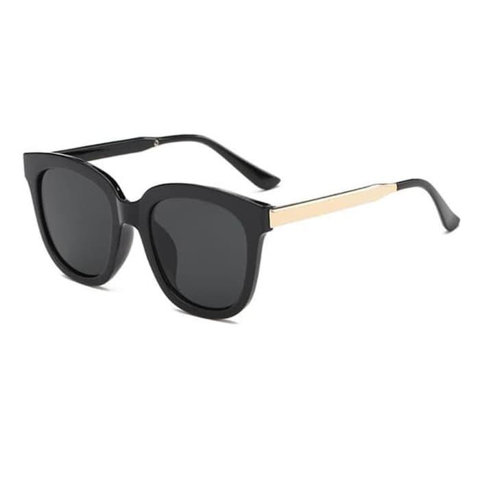 PREMIUM KACAMATA FASHION WANITA GAGANG EMAS RETRO SUNGLASSES JGL078 