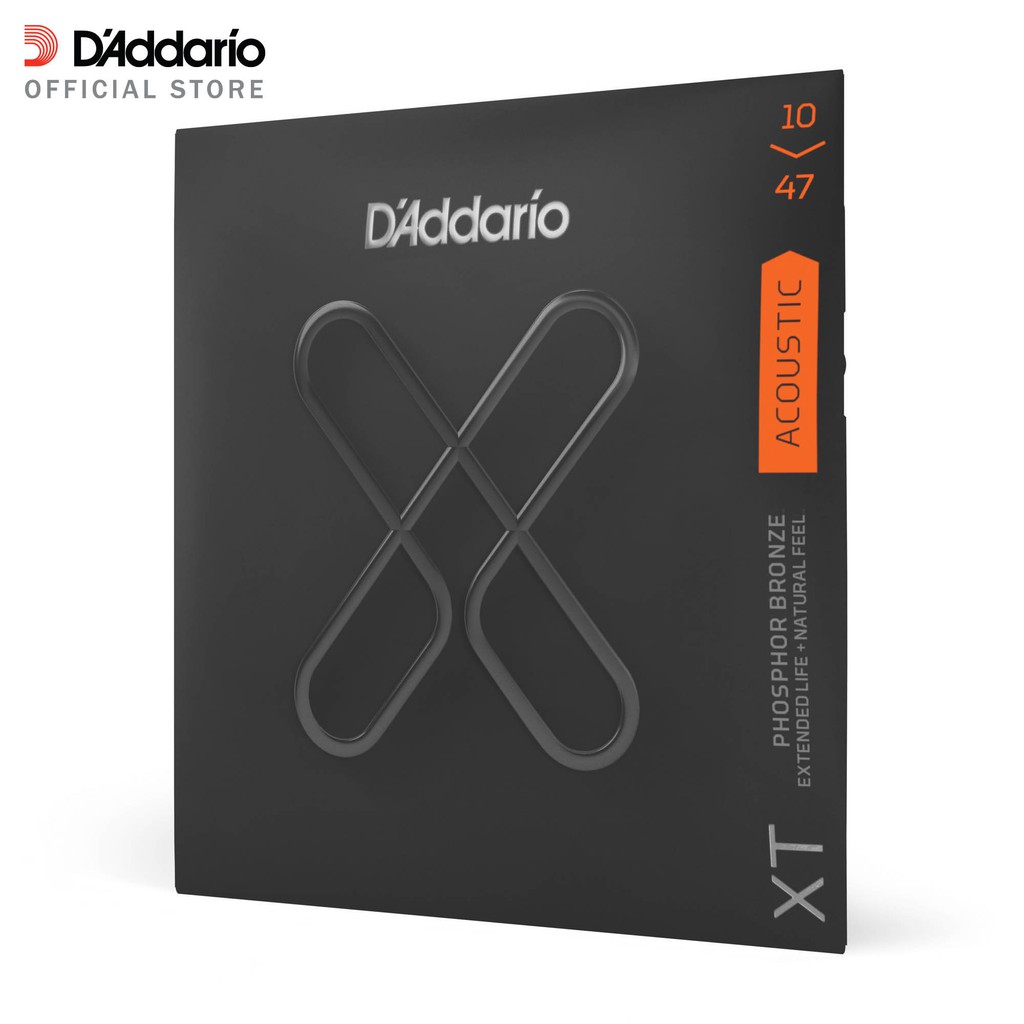 D'Addario XTAPB1047 XT Phosphor Bronze Acoustic Guitar Strings, Extra Light, 10-47
