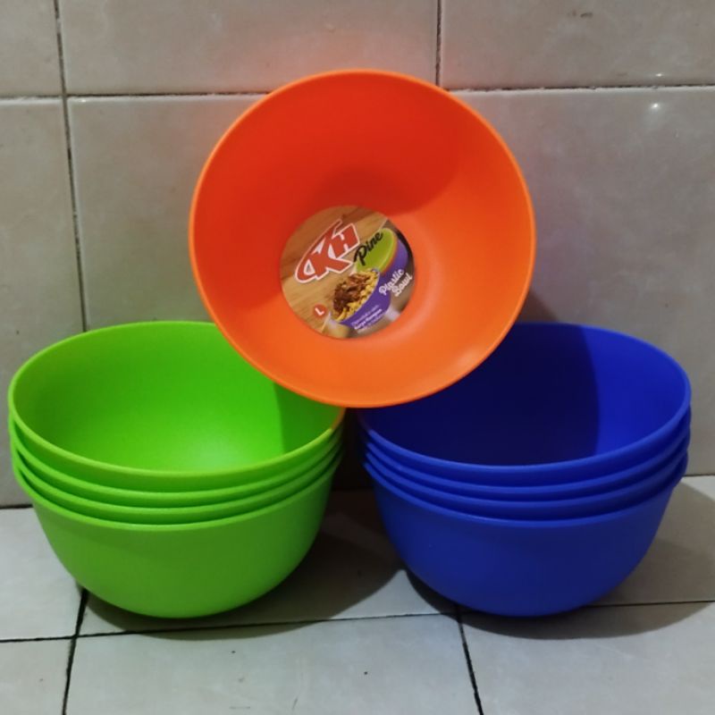 Mangkok plastik/mangkok bakso/mangkok mie harga 1 lusin (12 pcs)