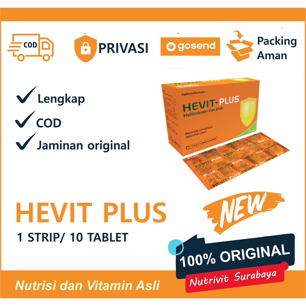 Hevit Plus Multivitamin dan Zinc