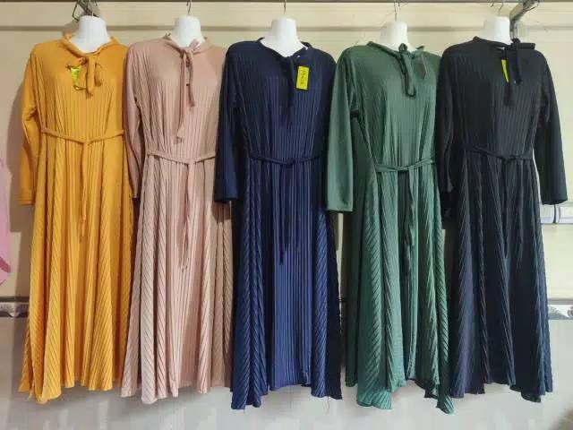 Gamis Plisket Maxy Talita Terbaru