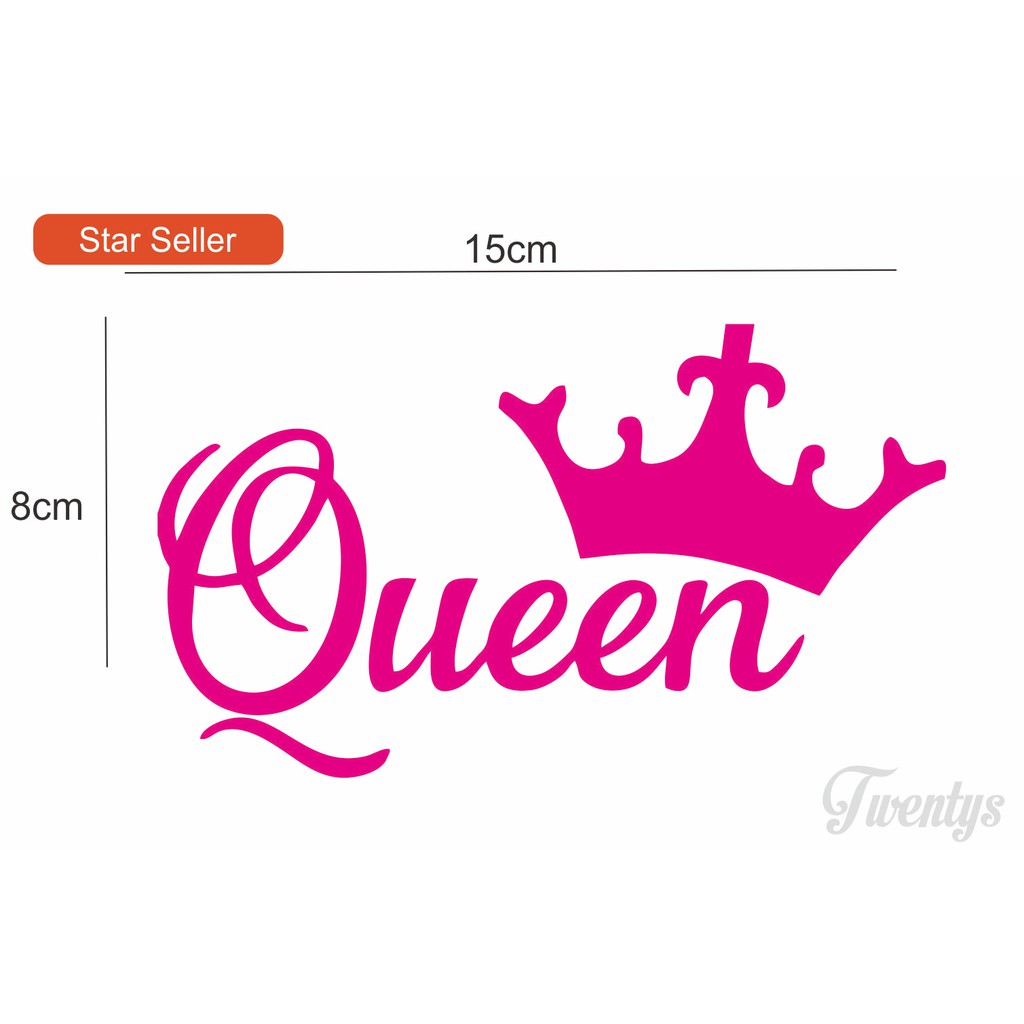 

STIKER QUEEN CUTTING STICKER VINYL DECAL