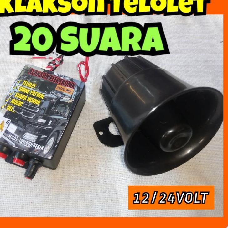 Telah Hadir.. klakson telolet elektrik murah klakson mobil motor 12 24 VOLT