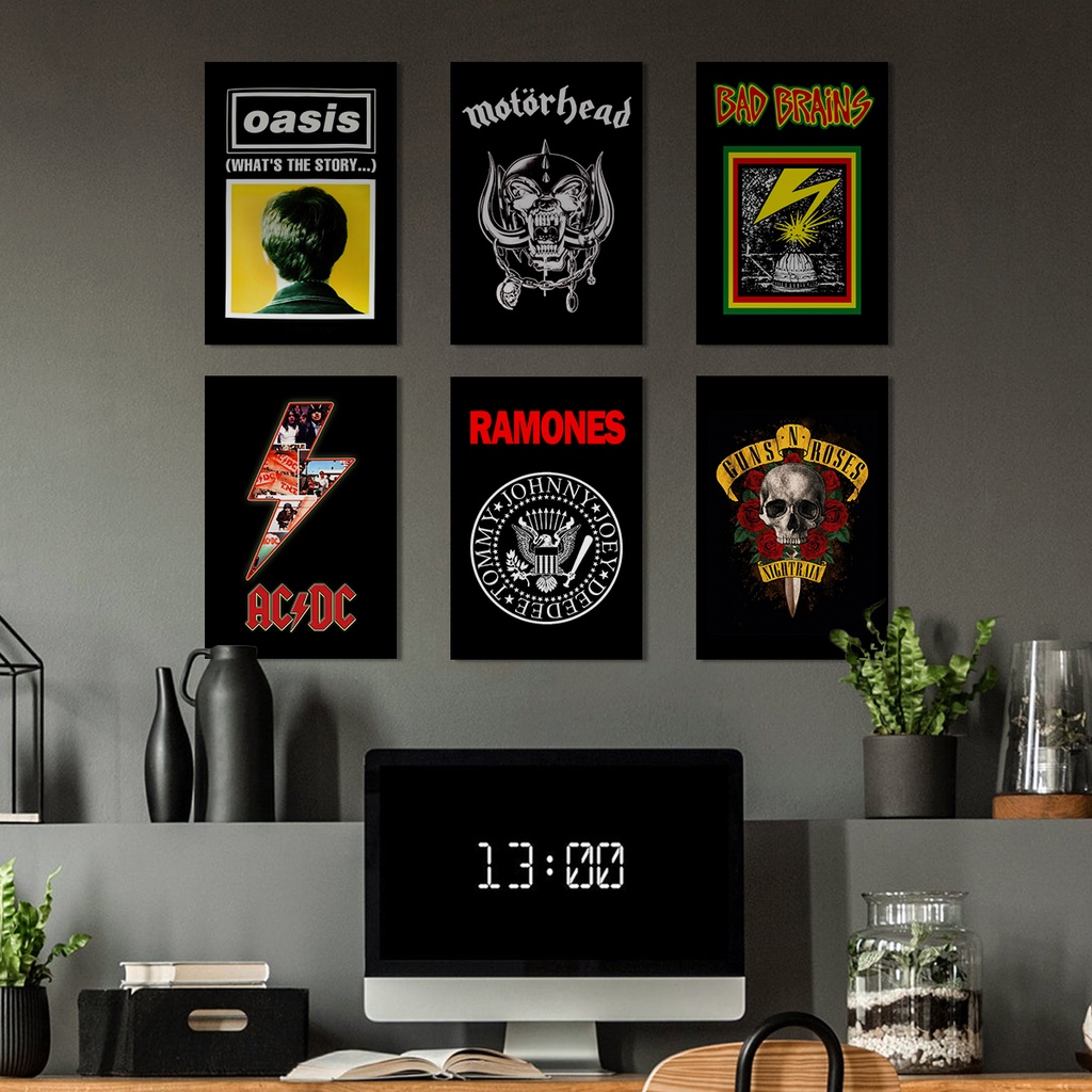 Xaviertaran Poster Band Music Musik Wall Decor Poster Dinding Hiasan Dinding Kamar Rumah Retro