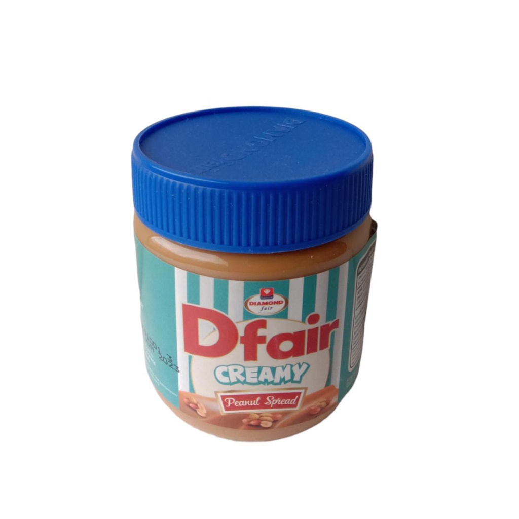 

DIAMOND DFAIR CREAMY PEANUT SPREAD 300 GR / SELAI DENGAN KRIMER KACANG