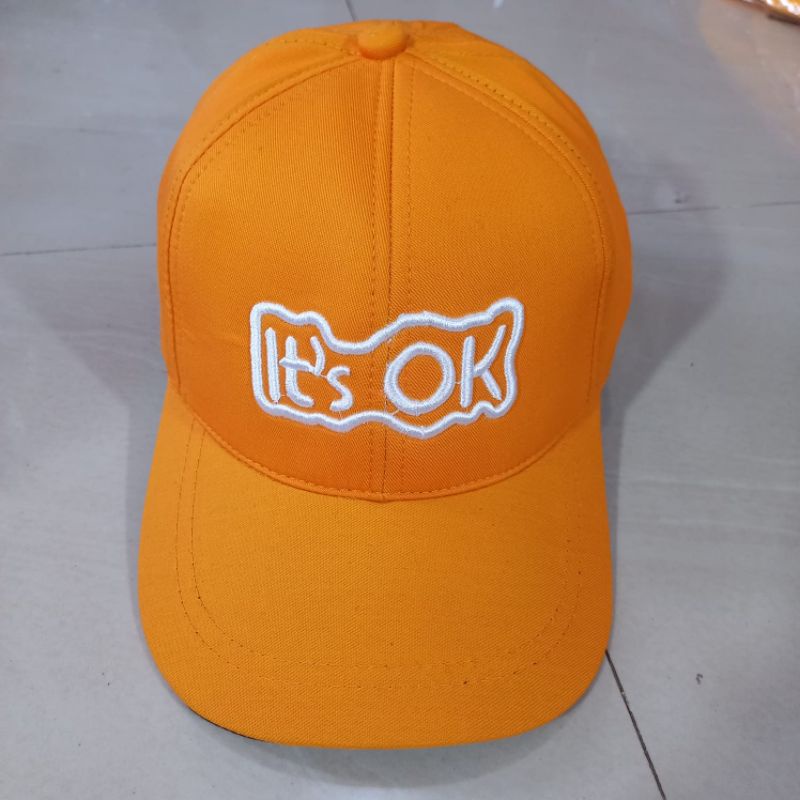 Topi Baseball Anak Bordir its ok // Good Day // Feel Good-7