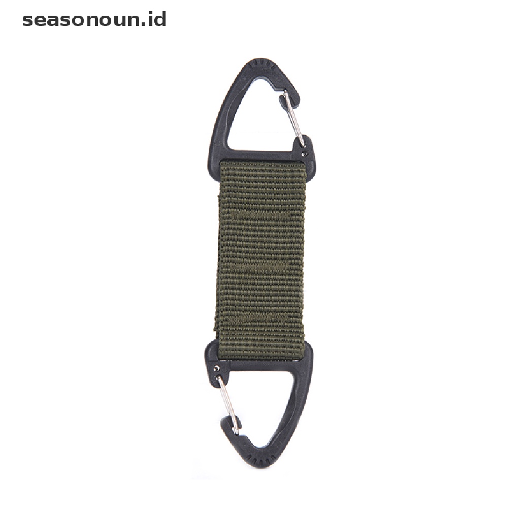 (seasonoun) Klip Carabiner Tactical Untuk Tas Backpack