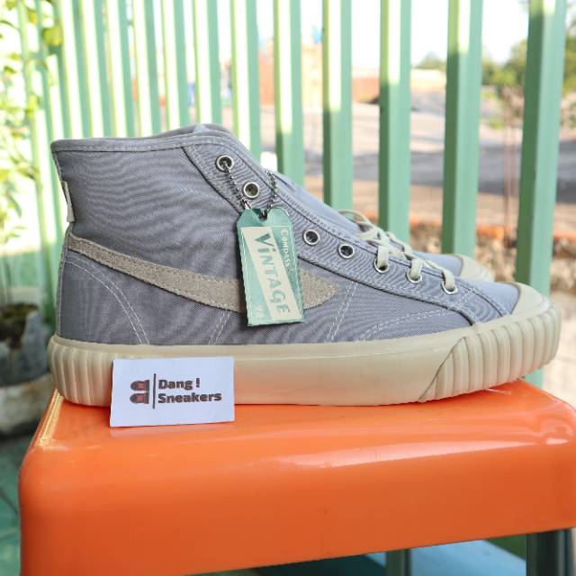 Sepatu Compass Vintage Hi Originial Quaranty (Black White/Maroon/Mustard/Green/Grey/Navy)-3