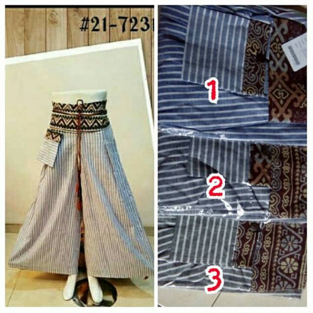 CELANA KULOT STRIPE /KULOT BANGKOK