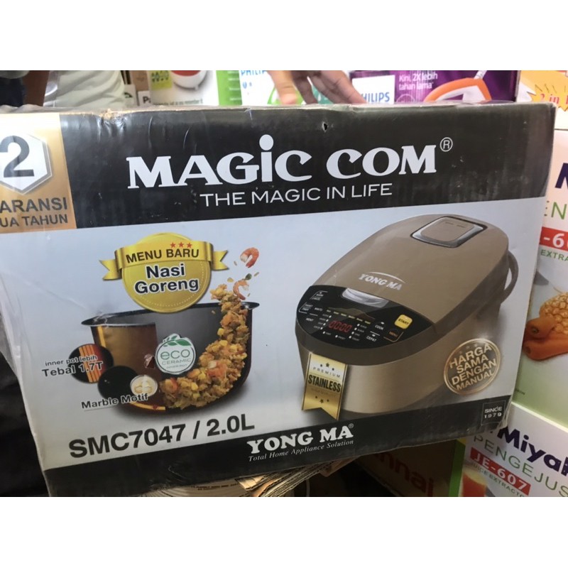 YongMa magic Com Padang manual dan digital