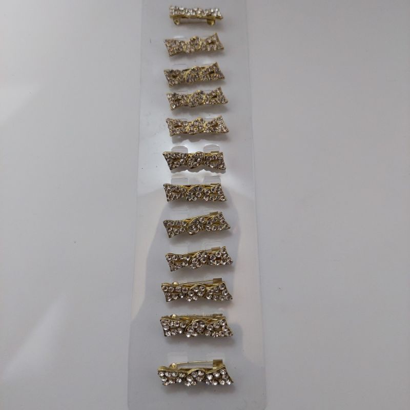 BROS DAGU Kecil Mungil Hijab Full Mata Korea Aksesoris Wanita Muslim-Kuning C