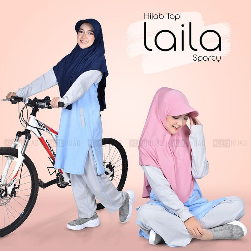 Hijab Topi Laila Sporty