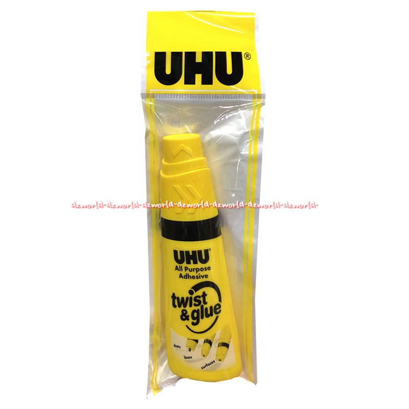 UHU Twist and Glue 35gr Pouch All Purpose Lem Kertas Cair UHU