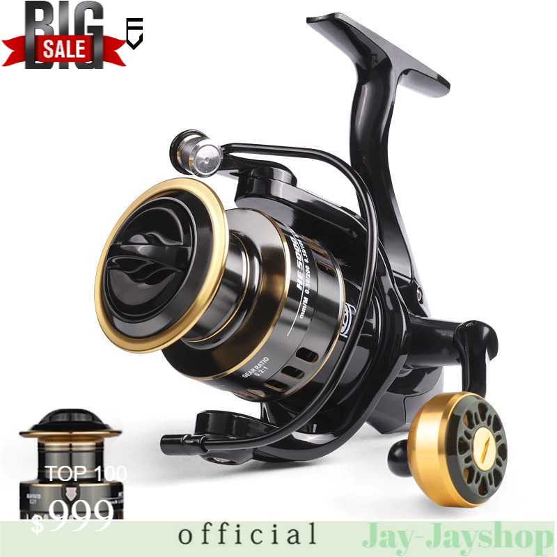 LINNHUE HE Series Reel Pancing Spinning Fishing Reel 5.2:1 10Kg