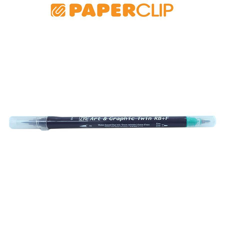 

PEN BRUSH ZIG KURETAKE ART & GRAPHIC TWIN RB+F TUT-95 054 TURQUOISE GREEN