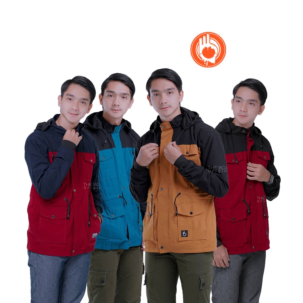Jaket Parka Combine The Bojiel kaos pria