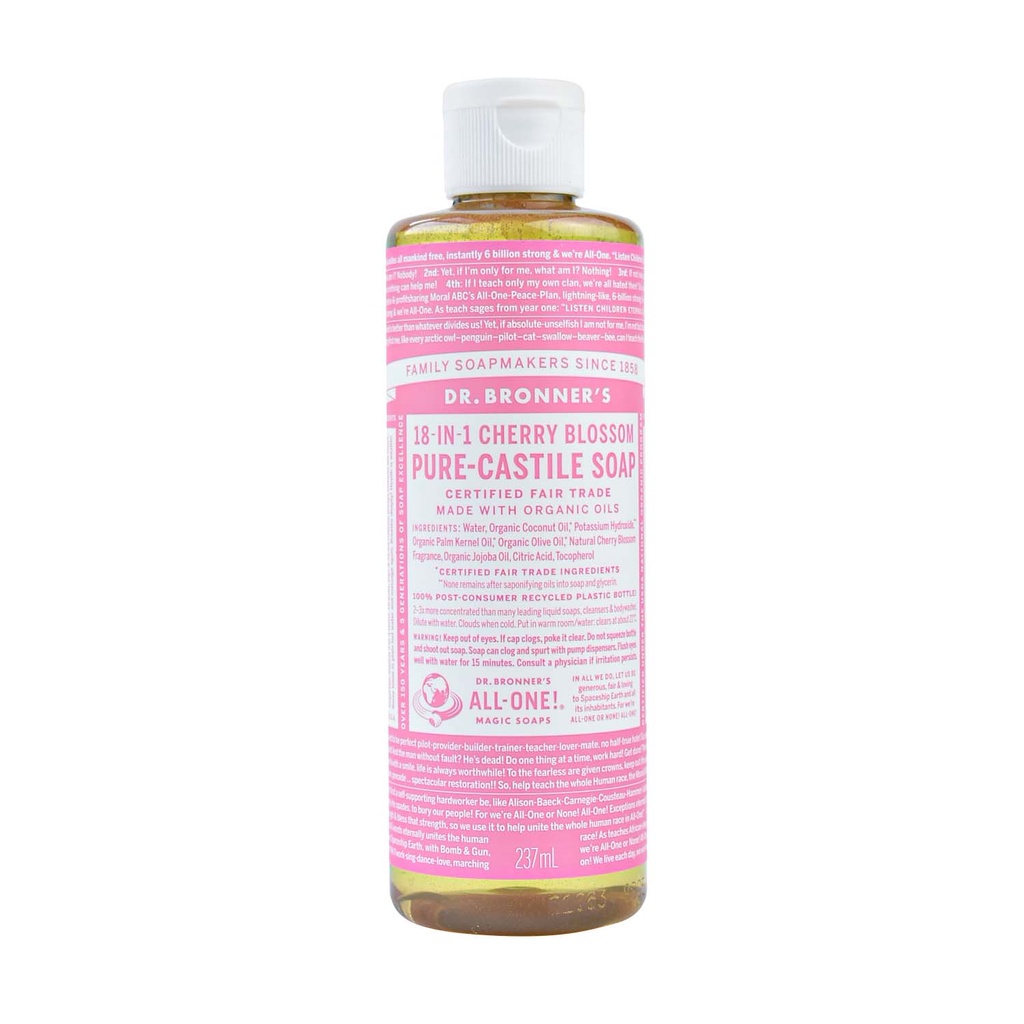 Dr. Bronners Cherry Blossom Pure-Castile Soap 237 Ml