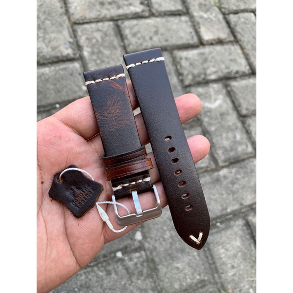 Strap Tali Jam Tangan Kulit Genuine lether produk Import