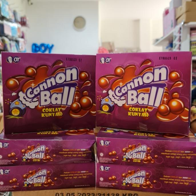 

PERMEN COKELAT CANON BALL ISI 24 PCS