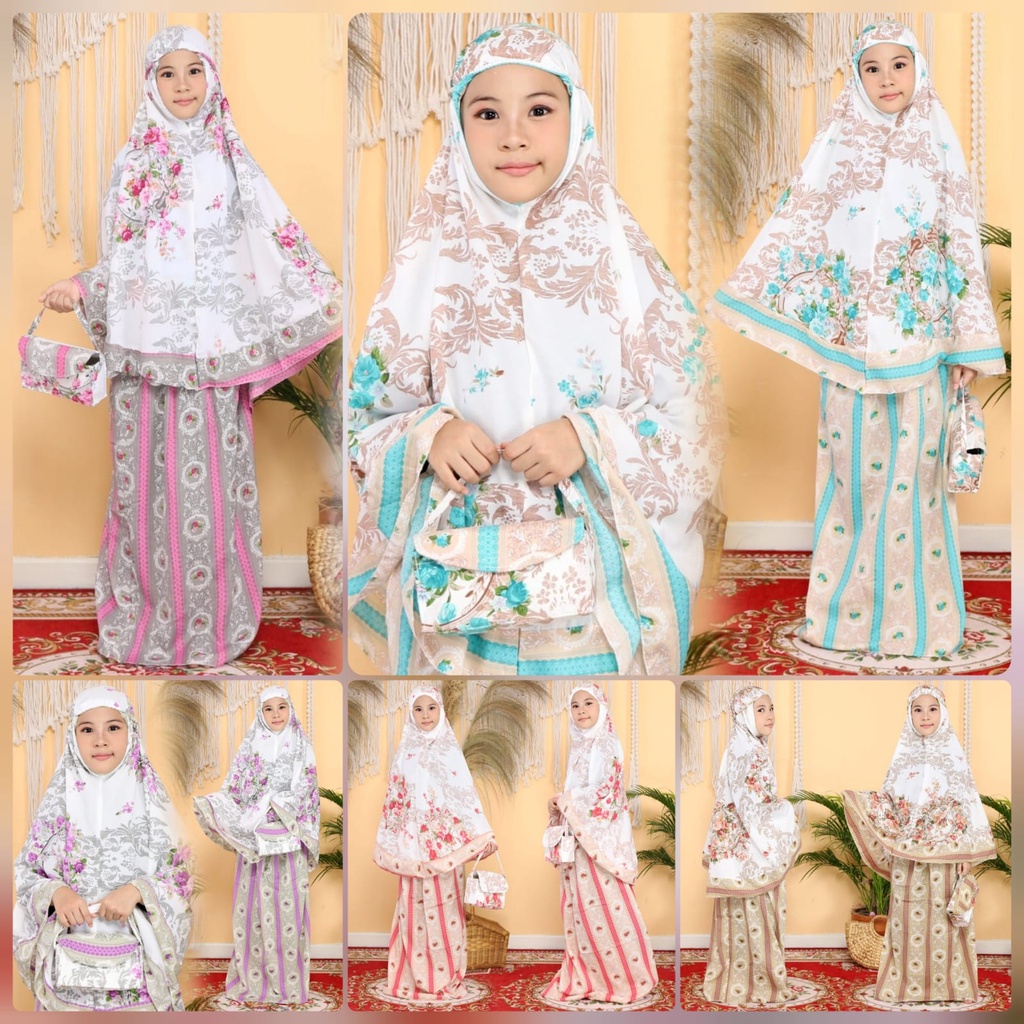 MUKENA DEWASA DAN KID NADIRA RAYON HM ( DIJUAL TERPISAH ) REALPIC