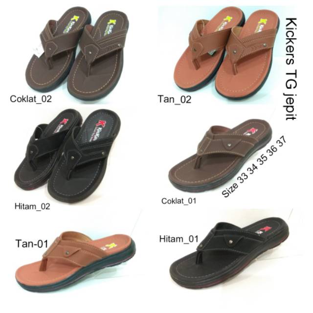  Sandal  kickers  jepit anak  laki laki kasual kk 01 03 