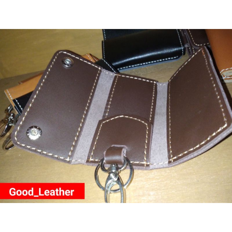 Gantungan Kunci Dompet STNK Kulit Sapi Asli Motor Premium Quality