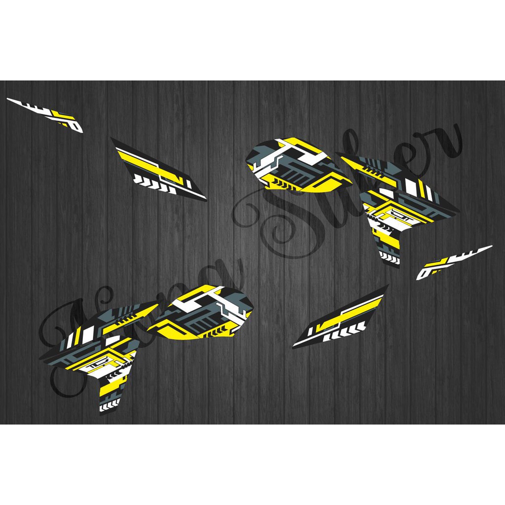  STIKER  STRIPING DECAL NEW VIXION LIGHTNING NVL GRAFISNSTR 