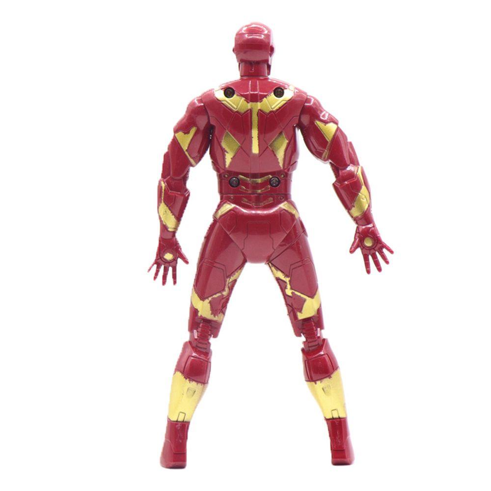 QUINTON Mainan Action Figure Marvel Mainan Boneka Iron Man Captain America Super Hero Hulk Collection Model