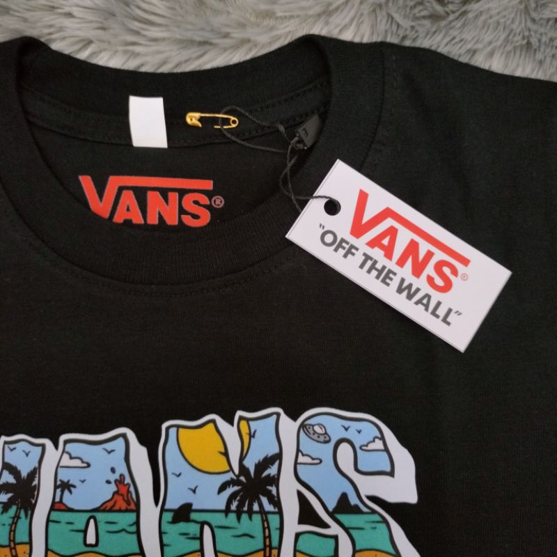 KAOS ANAK VANS OFF THE WALL PREMIUM HIGH QUALITY TSHIRT VANS ANAK HITAM