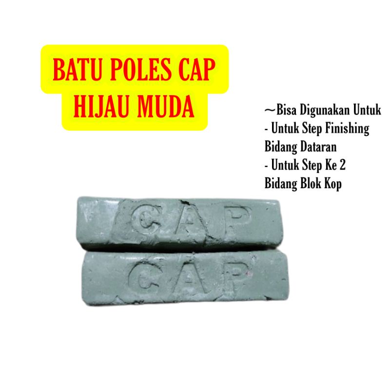 BATU POLES CAP HIJAU MUDA
