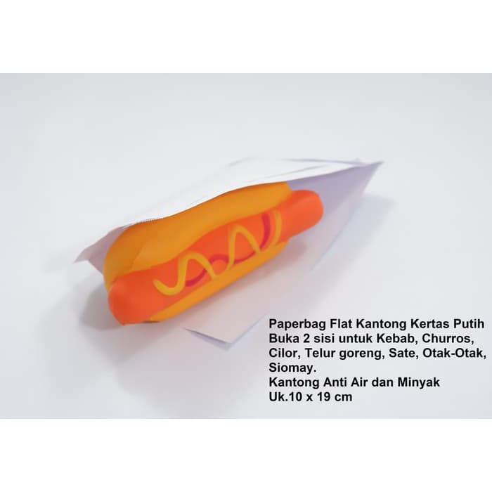 

Paperbag Kantong Tahan Air Buka 2 sisi Uk 10 x 19cm