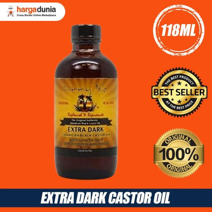 

~COD~ Sunny Isle Extra Dark Jamaican Black Castor Oil 4 Oz 100% Original ~COD~