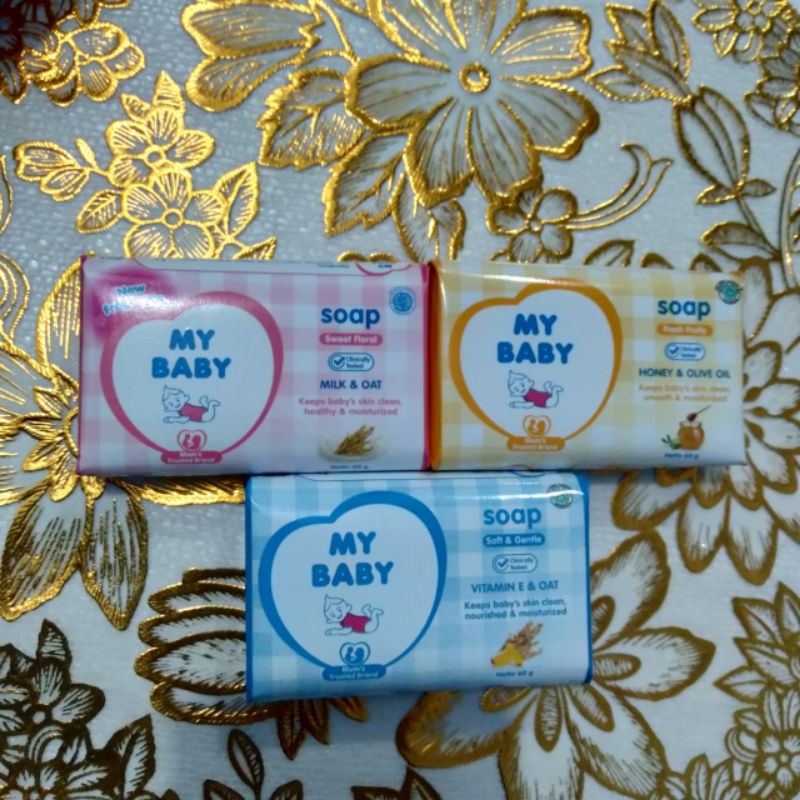 my baby soap 60gr / sabun batang my baby / sabun my baby / my baby 60gr