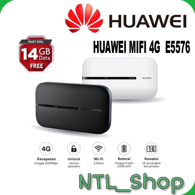 Modem Wifi Mifi 5576 Huawei 4G Lte Free 14Gb Telkomsel Unlocked - Murah