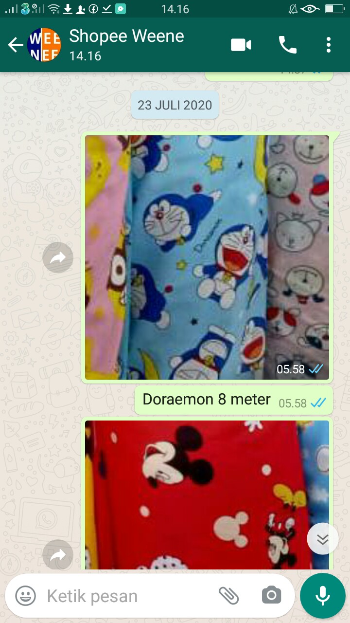 Kain Sprei Anak-anak Murah Motif Do Jump
