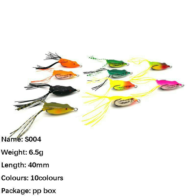 (K04) 4cm/6.5g Umpan Pancing Bentuk Katak Lembut