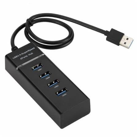 USB HUB 4 Ports 3.0 High Speed Adapter 5Gbps for Laptop PC / Notebook