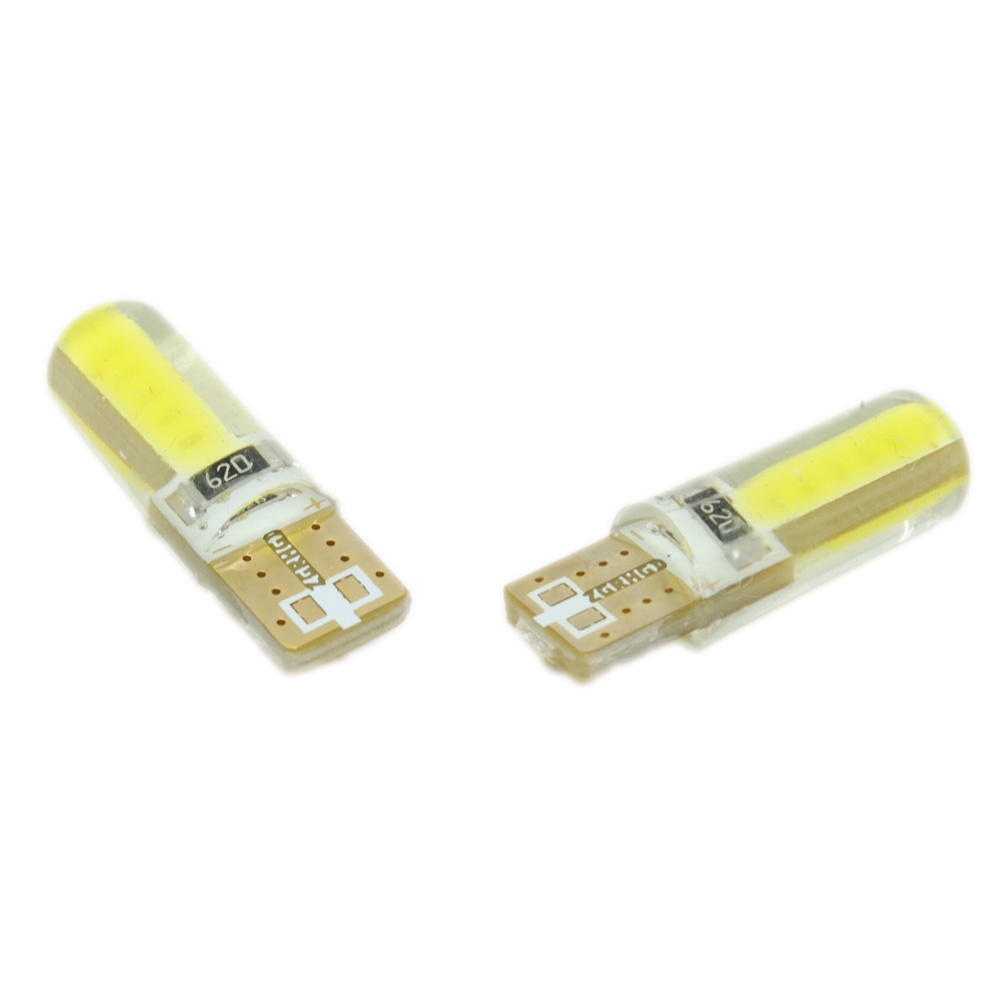 Lampu Mobil Headlight LED T10 W5W 2 COB 2 PCS - White - OMRSA9WH